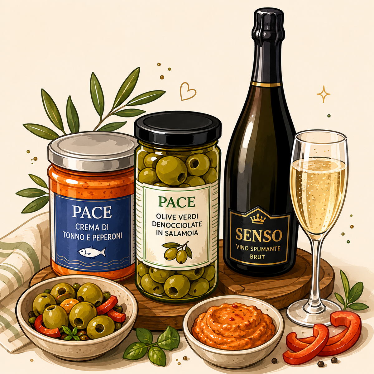 Tris Aperitivo Mediterraneo