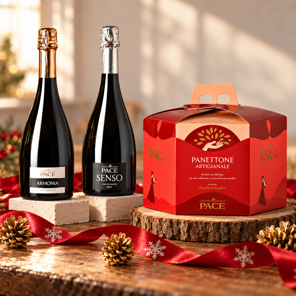 Confezione Regalo Bollicine di Natale