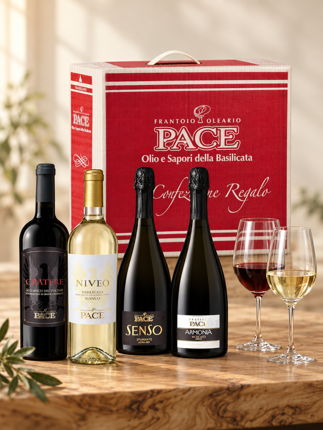 Vino in confezione regalo