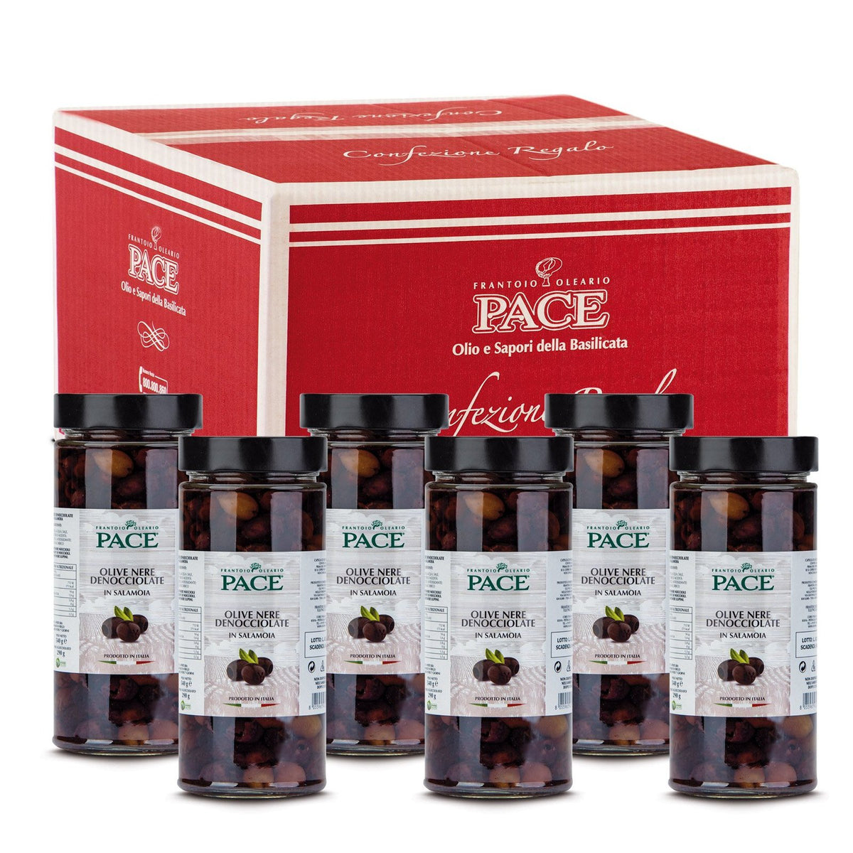 Olive Nere Denocciolate in salamoia