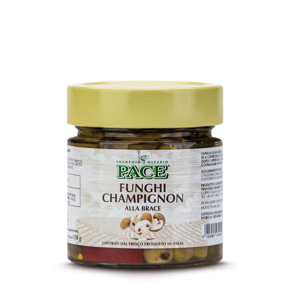 Funghi champignon alla brace